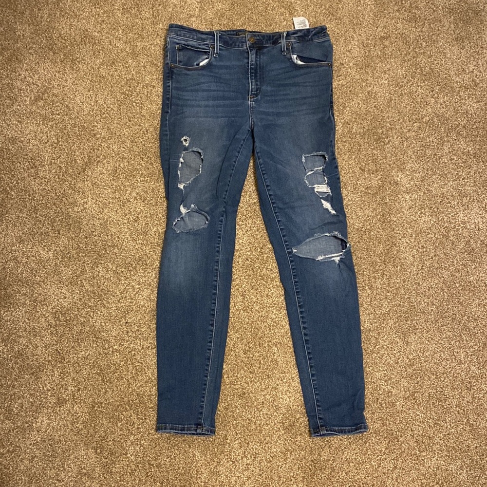 simone high rise super skinny jeans!!
